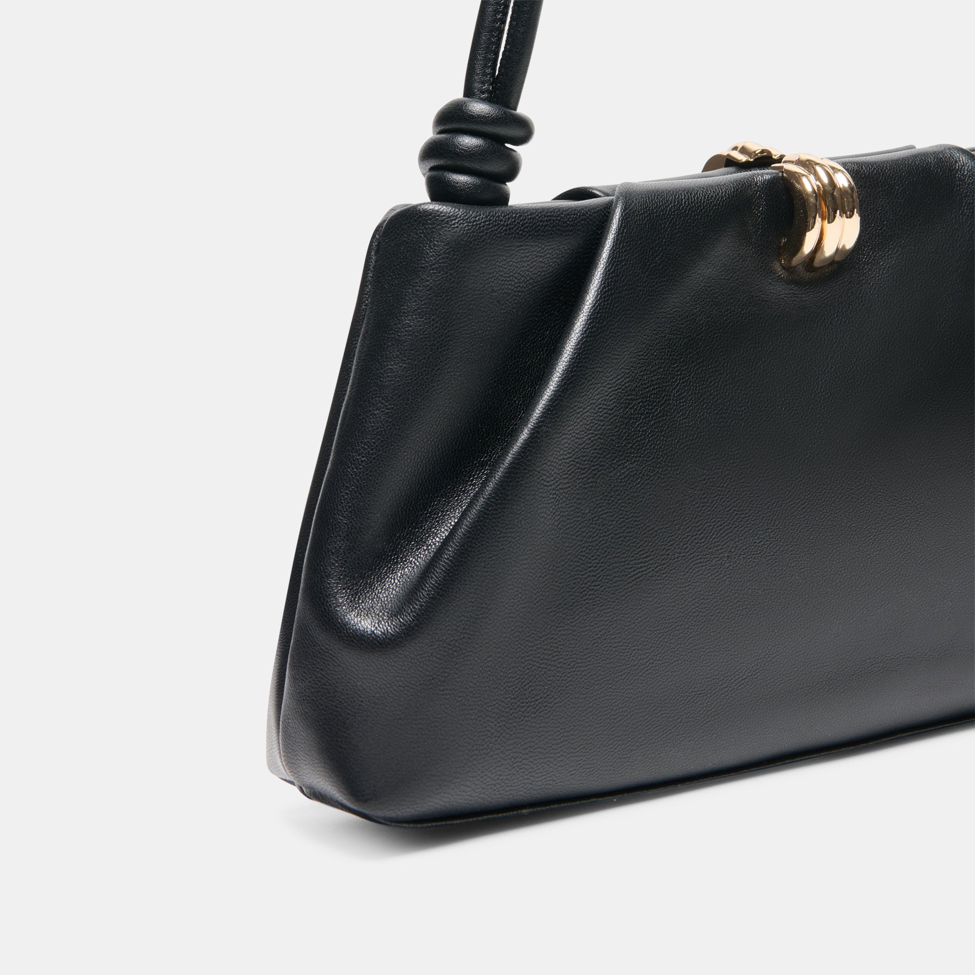 RAVEL SHOULDER BAG BLACK LEATHER - view 3