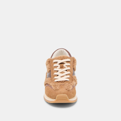 B.NTCD PLUSH SNEAKERS BROWN PLUSH