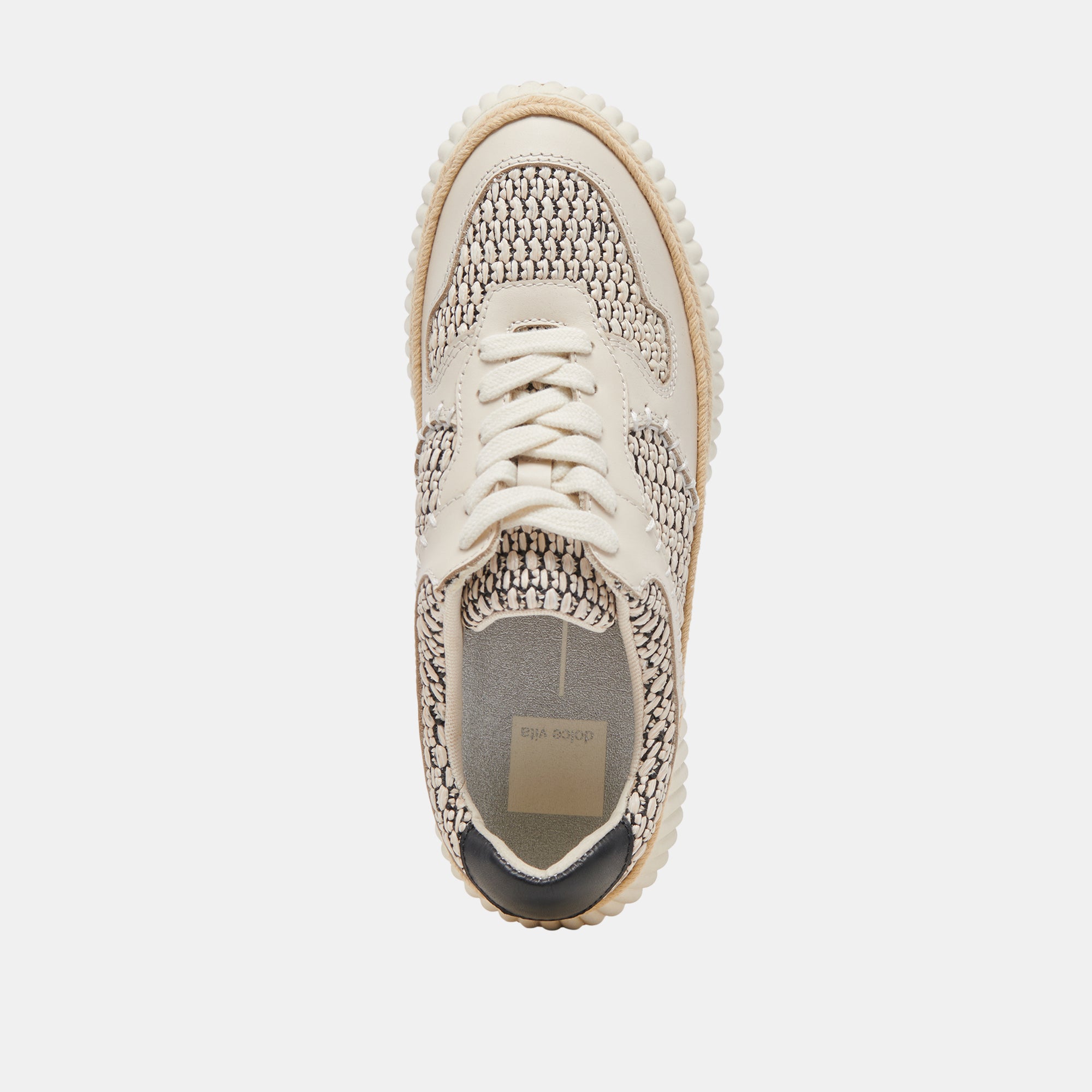 DANDI SNEAKERS BLACK NATURAL RAFFIA - view 14