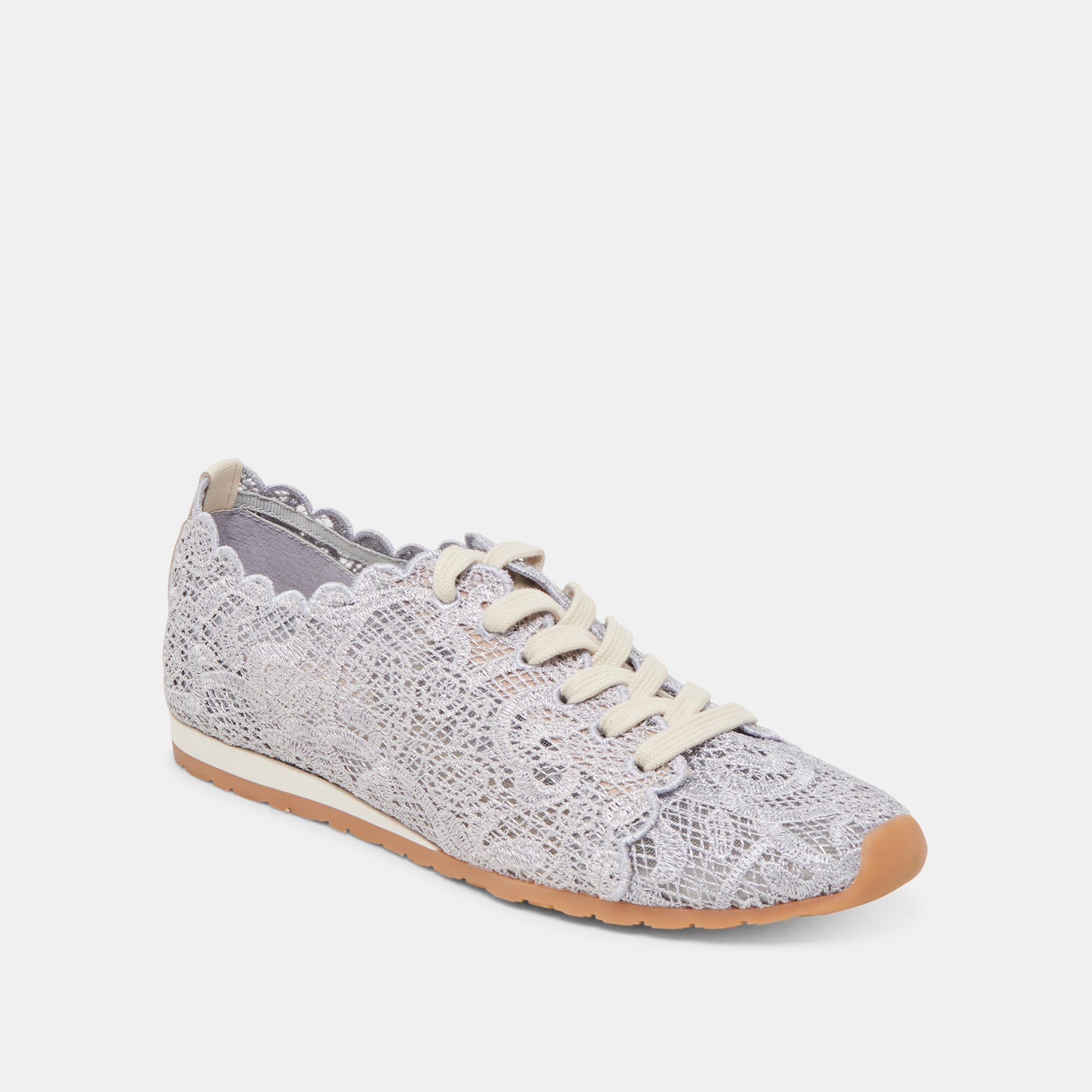 DAYANA SNEAKERS DUSTY BLUE LACE - view 3