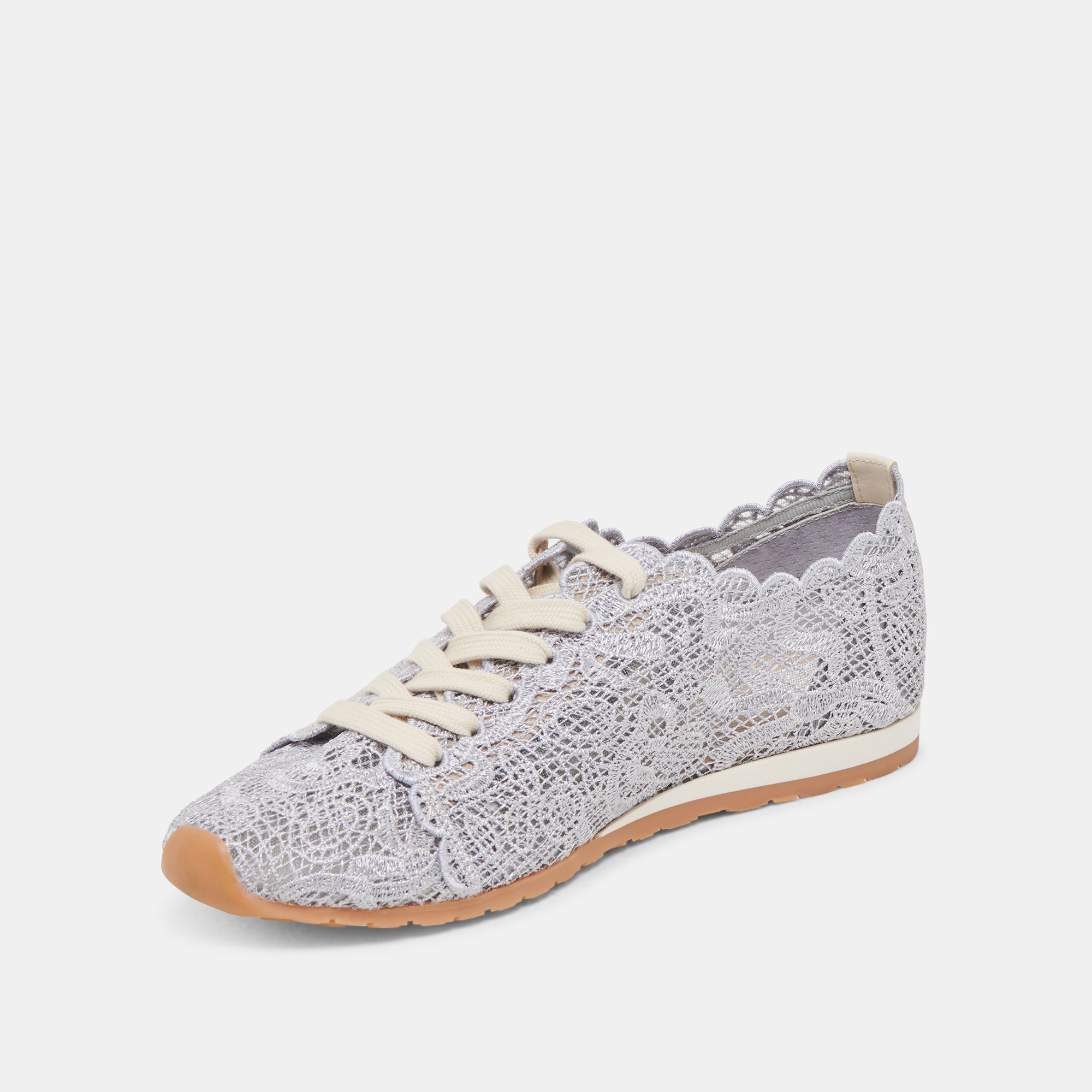 DAYANA SNEAKERS DUSTY BLUE LACE - view 6