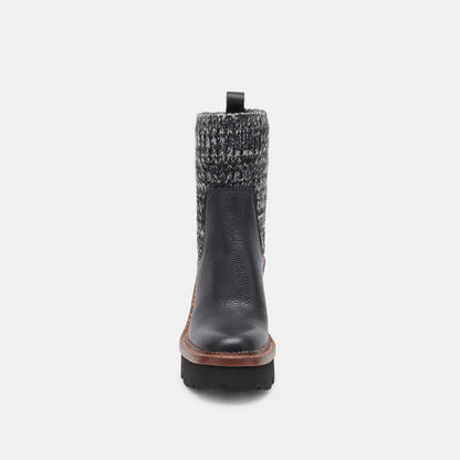 DRAGO BOOTS BLACK LEATHER