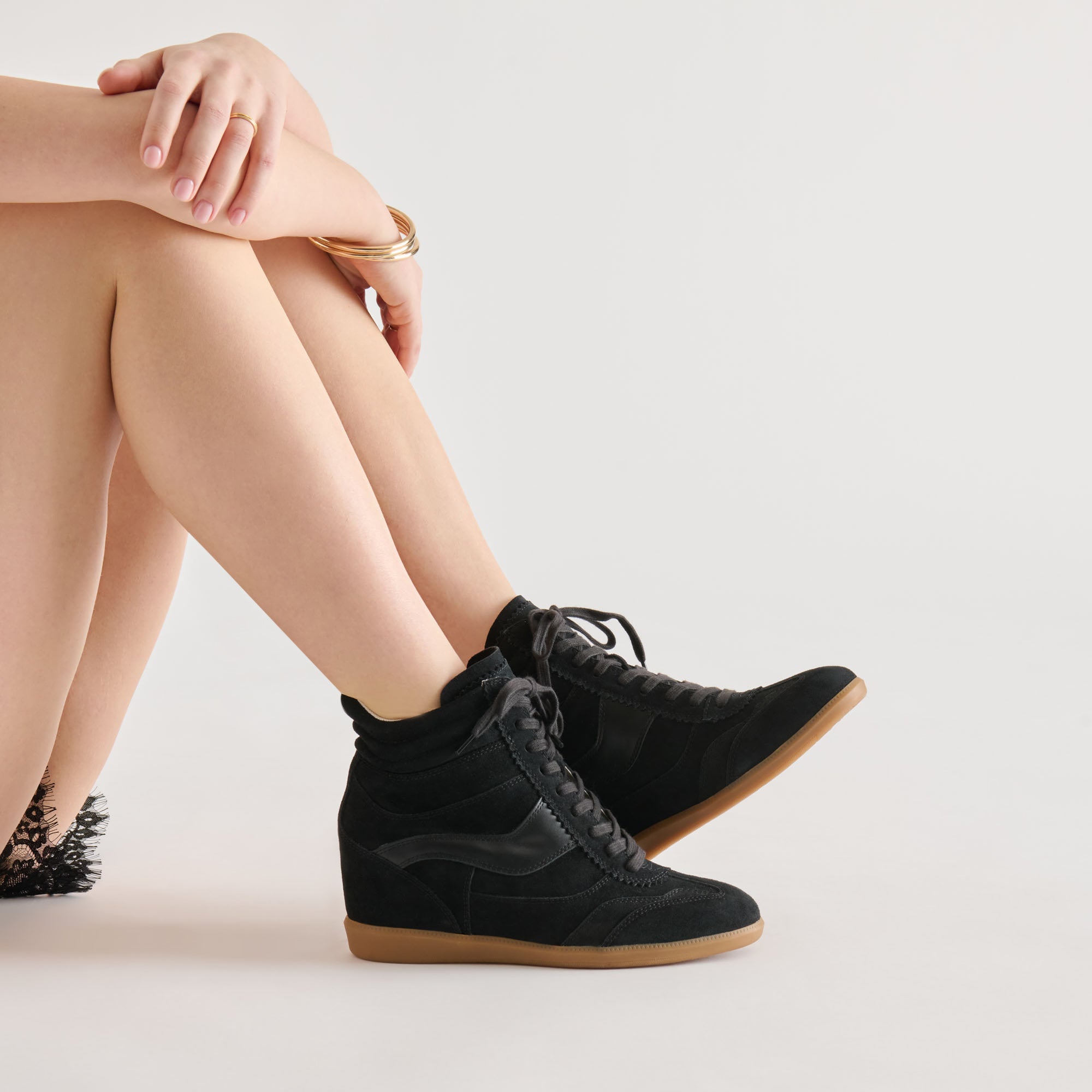 ISSAC SNEAKERS ONYX SUEDE - view 2