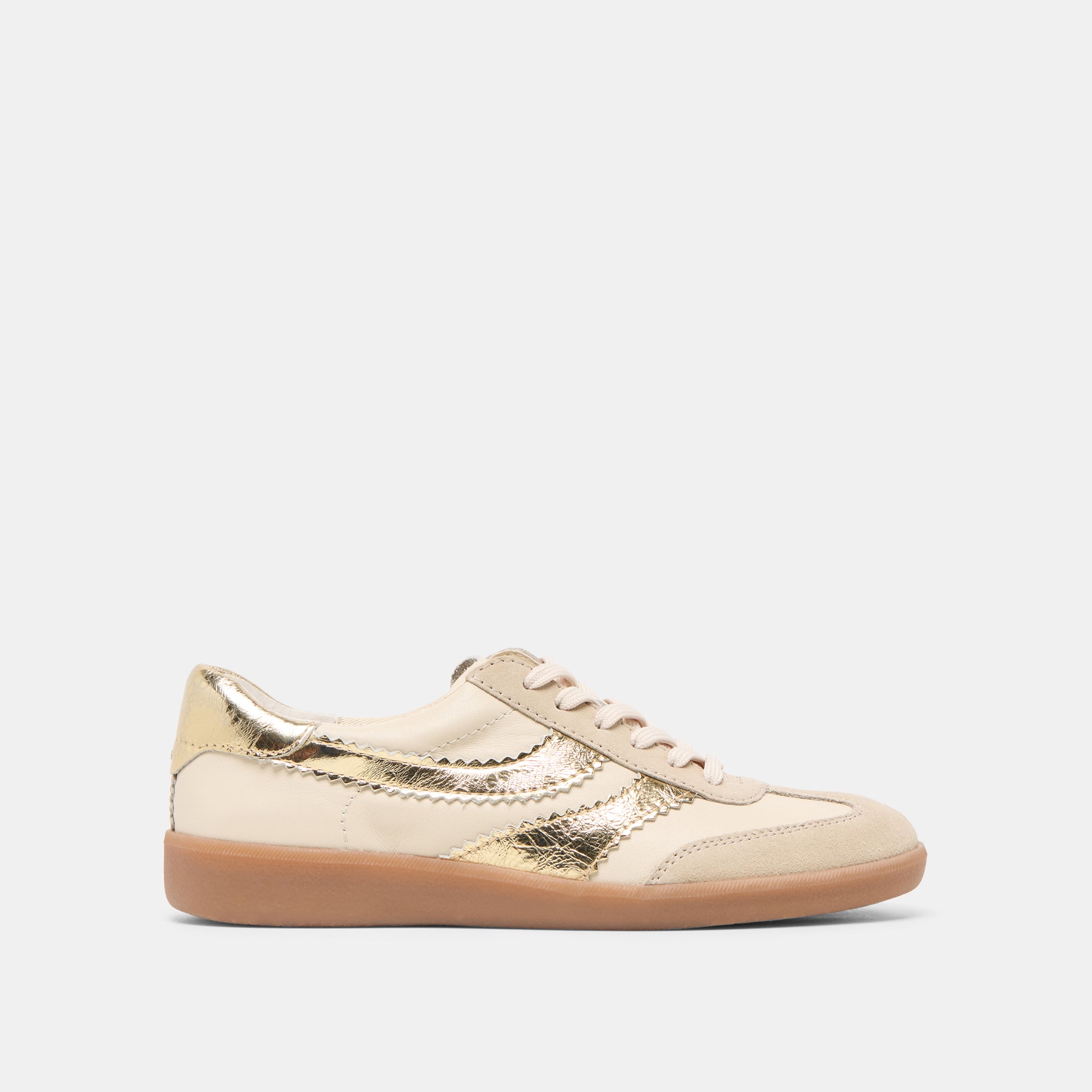 MERIT SNEAKERS WHITE GOLD LEATHER + PEARL CHARM BUNDLE - view 2