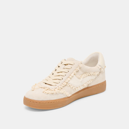NOTICE LACE SNEAKERS IVORY SUEDE
