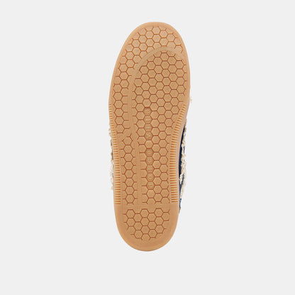NOTICE LACE SNEAKERS NAVY SUEDE