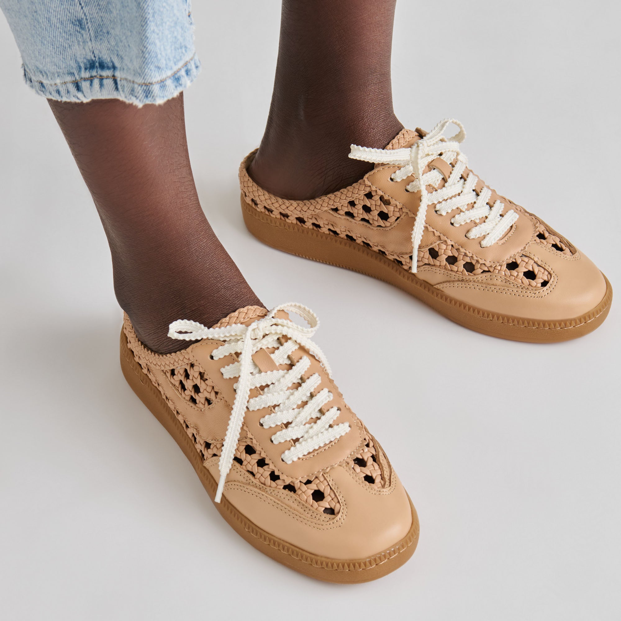 NOTICE SLIDE WOVEN SNEAKERS CAFE WOVEN STELLA - view 4