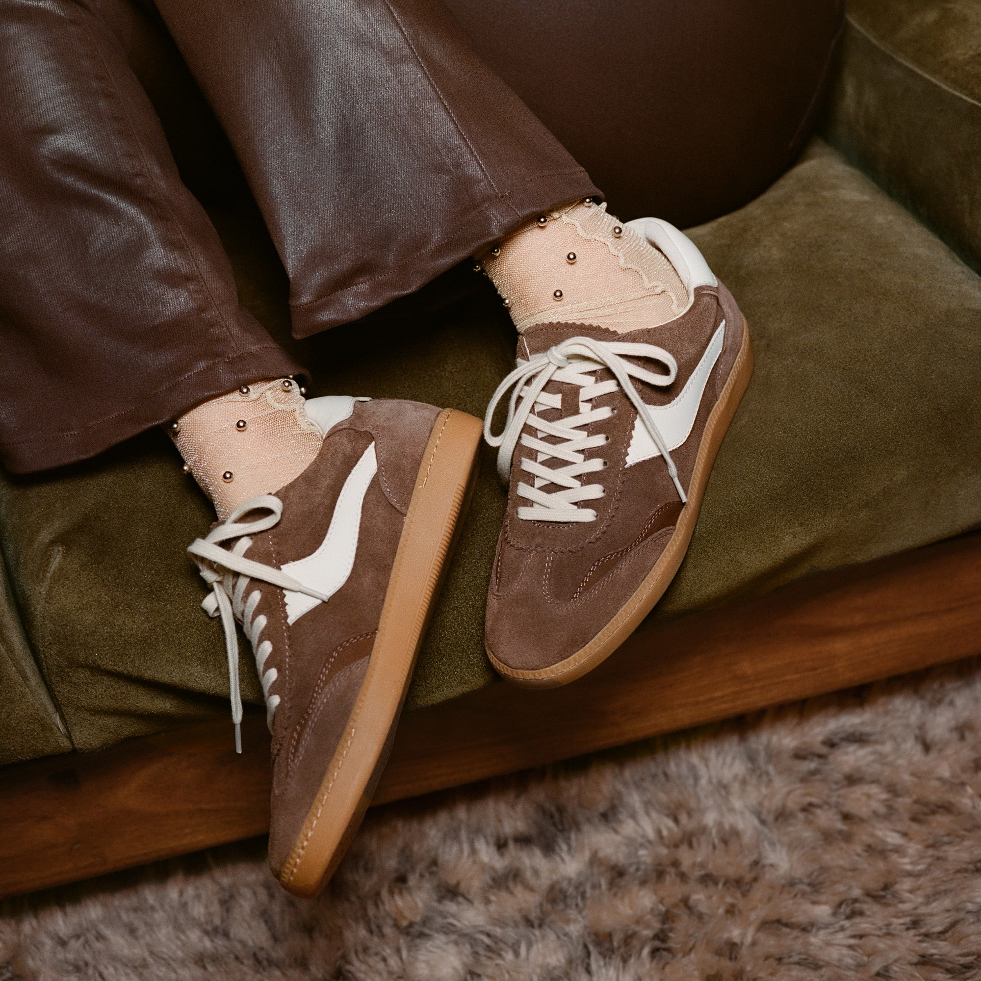 NOTICE SNEAKERS DK BROWN SUEDE