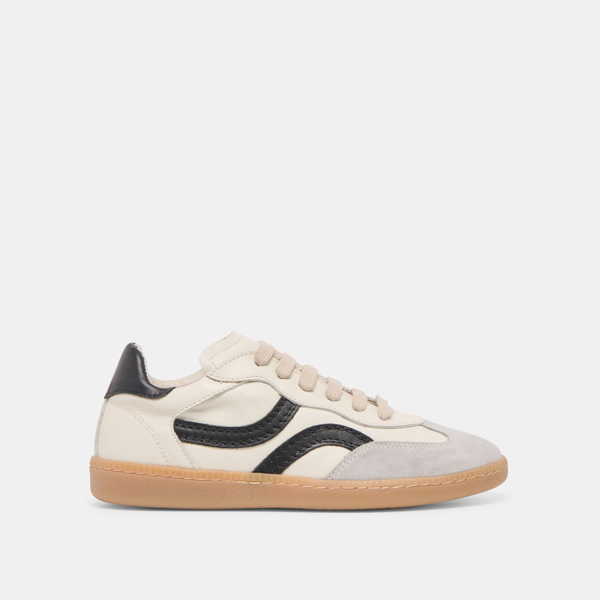 REBEL SNEAKERS WHITE BLACK LEATHER
