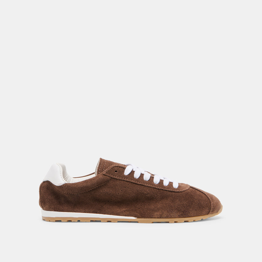SERINA SNEAKERS DK BROWN SUEDE