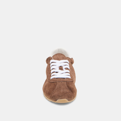 SERINA SNEAKERS DK BROWN SUEDE