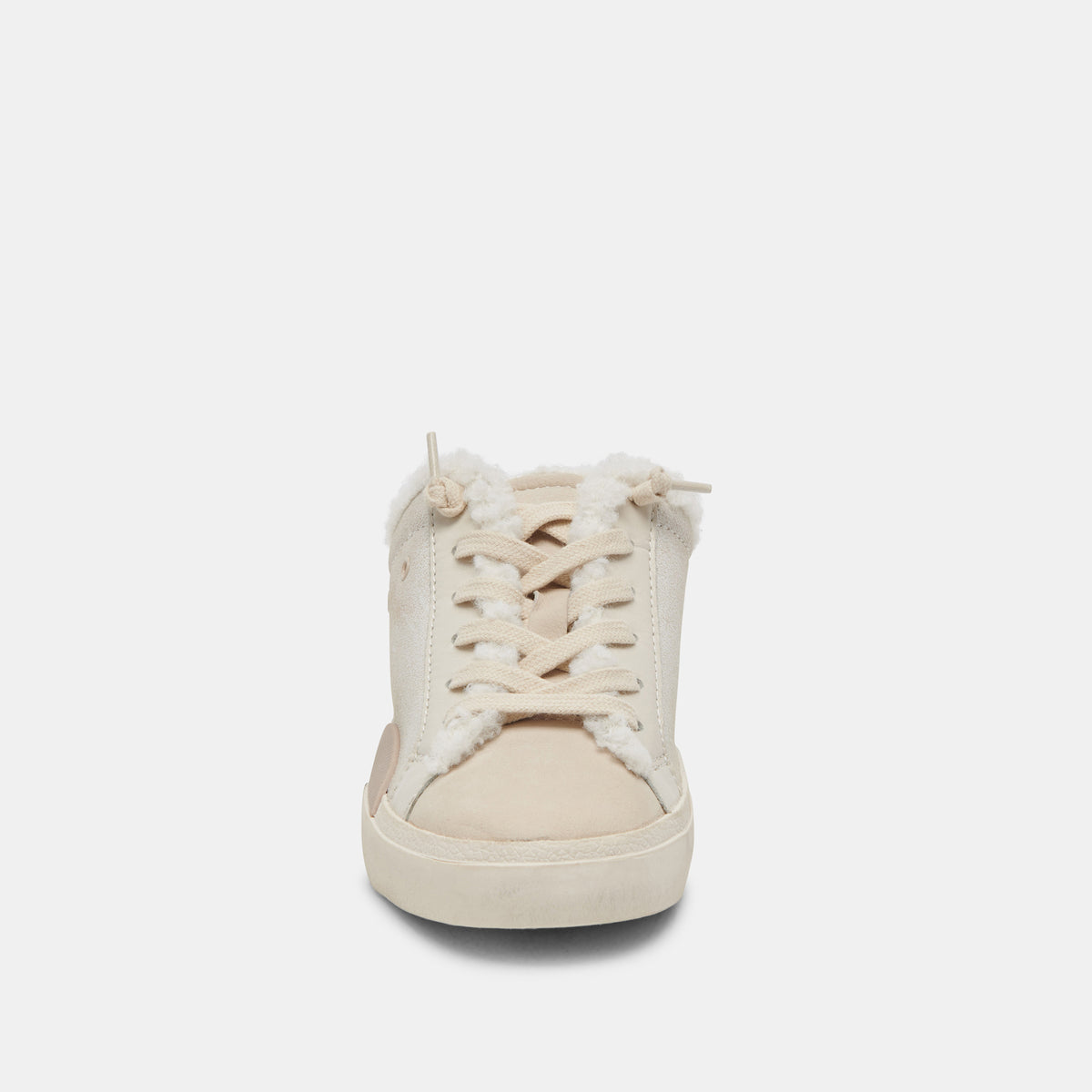 ZANTEL SNEAKERS OFF WHITE CRACKLED LEATHER - view 7