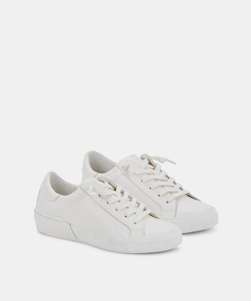 ZINA 360 SNEAKERS WHITE RECYCLED LEATHER