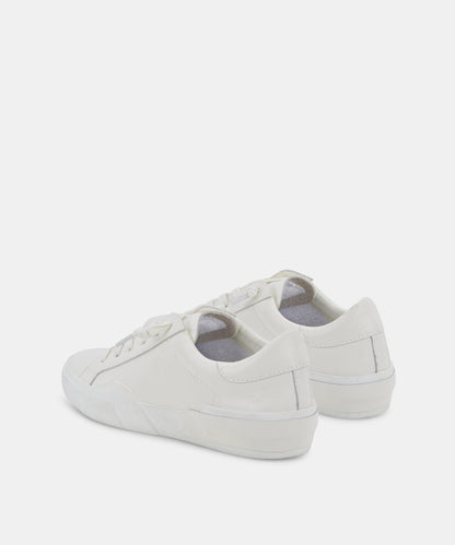 ZINA 360 SNEAKERS WHITE RECYCLED LEATHER