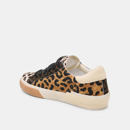 ZINA SNEAKERS TAN MULTI CALF HAIR