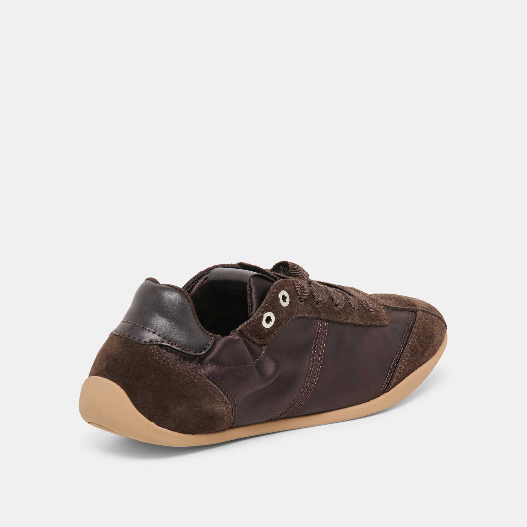 DAKODA SNEAKERS DK BROWN SATIN - view 3