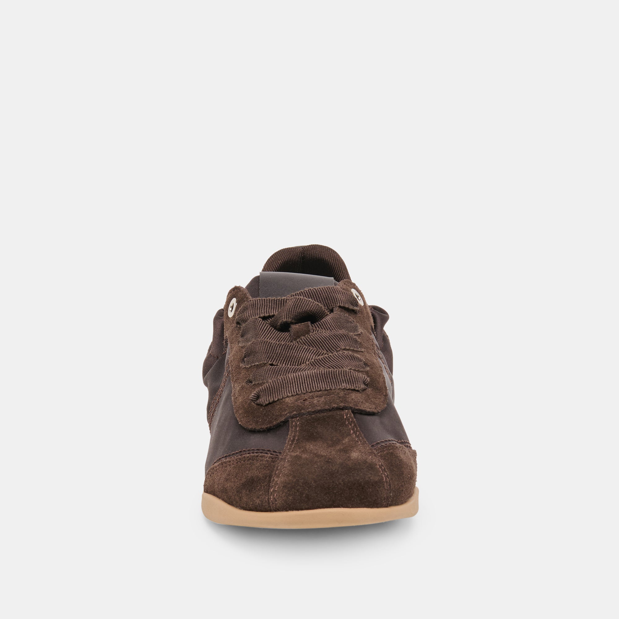 DAKODA SNEAKERS DK BROWN SATIN - view 6