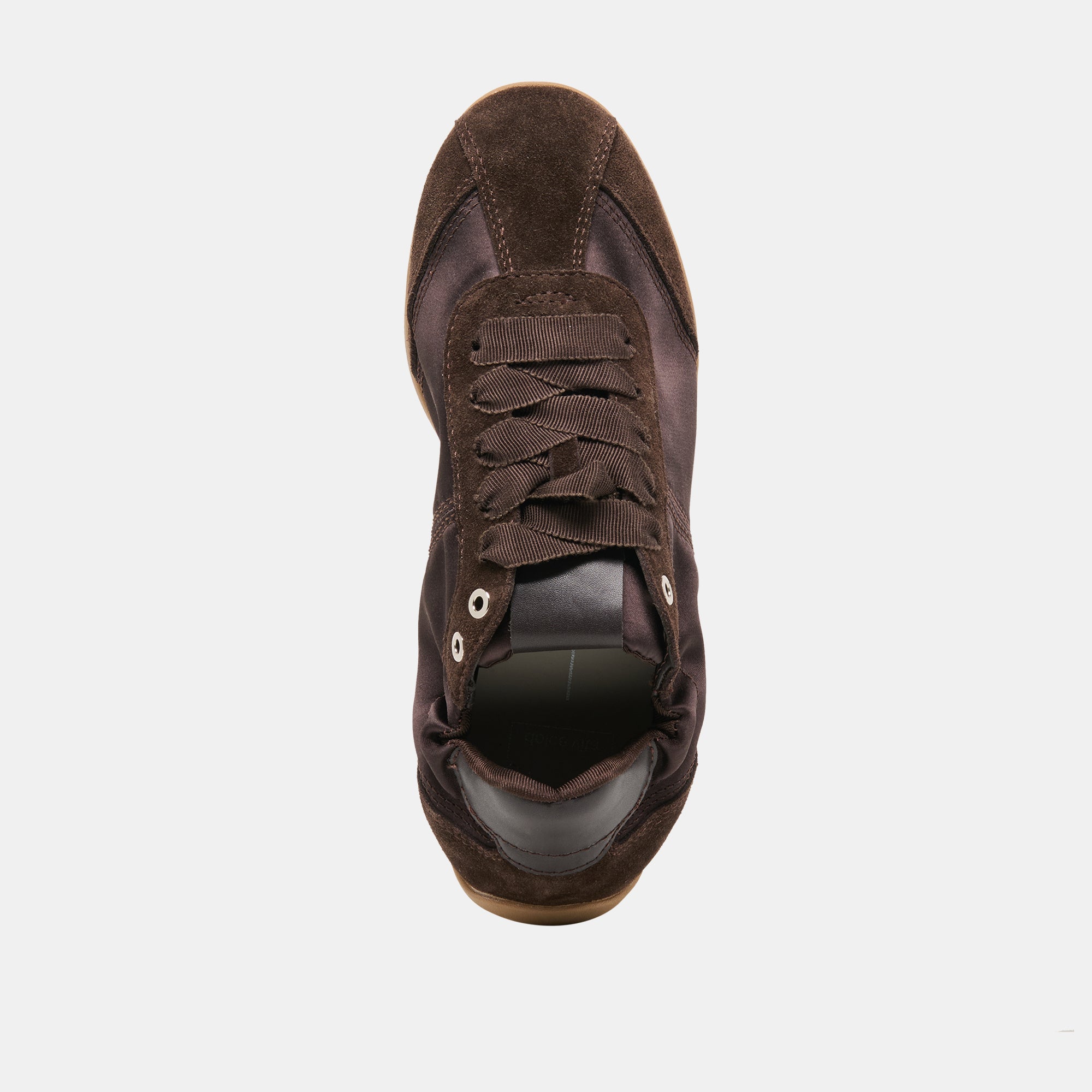 DAKODA SNEAKERS DK BROWN SATIN - view 8