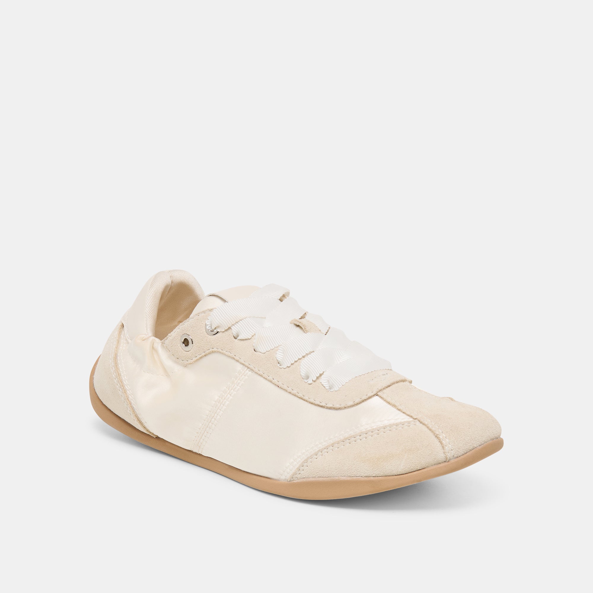 DAKODA SNEAKERS OFF WHITE SATIN - view 3