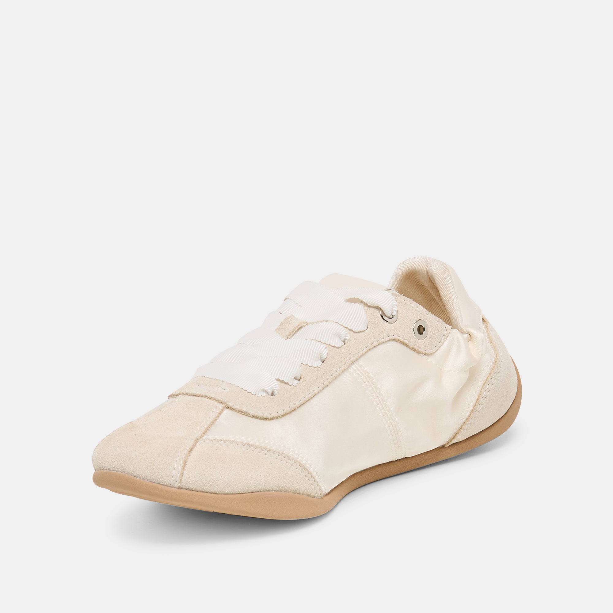 DAKODA SNEAKERS OFF WHITE SATIN - view 6