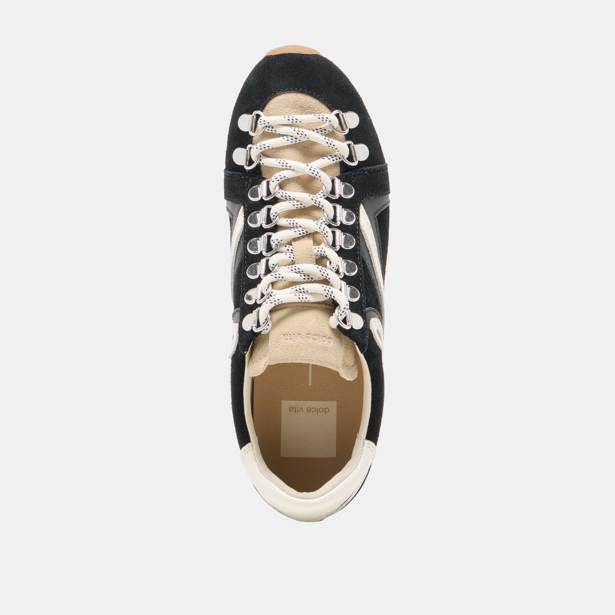 DEACON SNEAKERS BLACK WHITE SUEDE - view 8