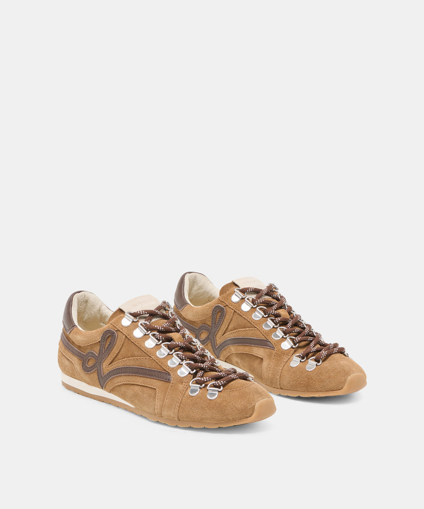 DEACON SNEAKERS LT BROWN SUEDE