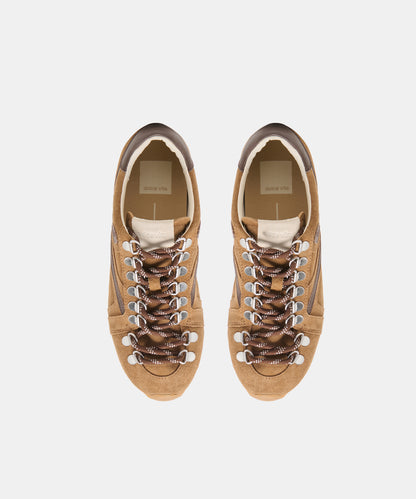 DEACON SNEAKERS LT BROWN SUEDE