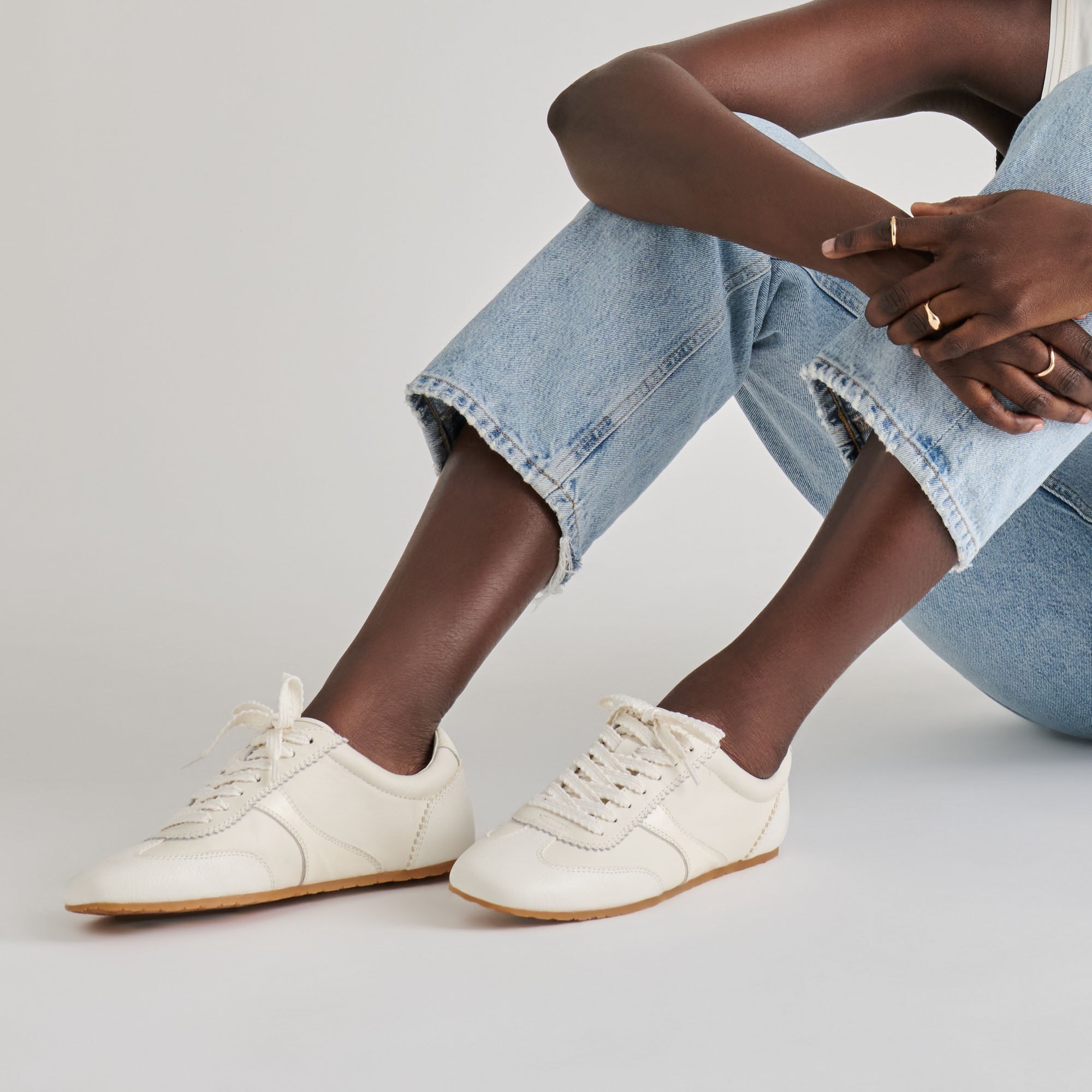 DORIE SNEAKERS WHITE LEATHER - view 4