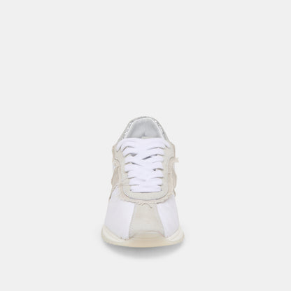 MARIO SNEAKERS WHITE MULTI LEATHER