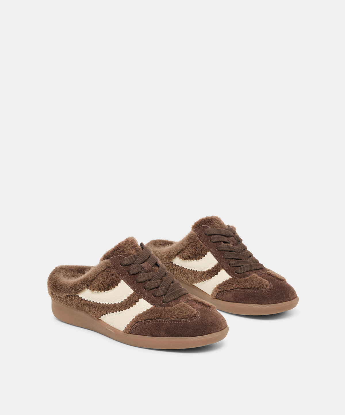 MERIT SLIDE PLUSH SNEAKERS DK BROWN PLUSH - view 2