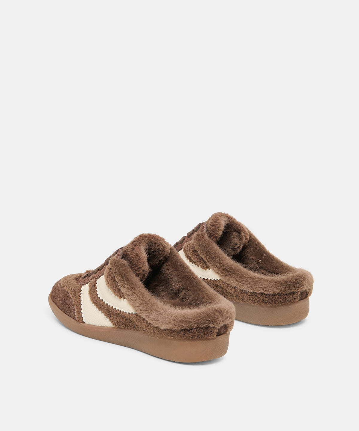 MERIT SLIDE PLUSH SNEAKERS DK BROWN PLUSH - view 4