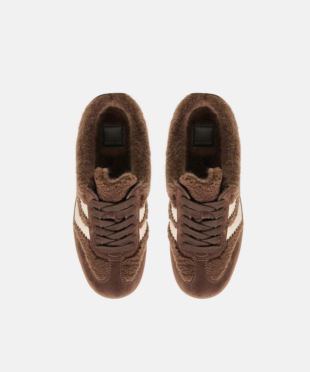 MERIT SLIDE PLUSH SNEAKERS DK BROWN PLUSH - view 3