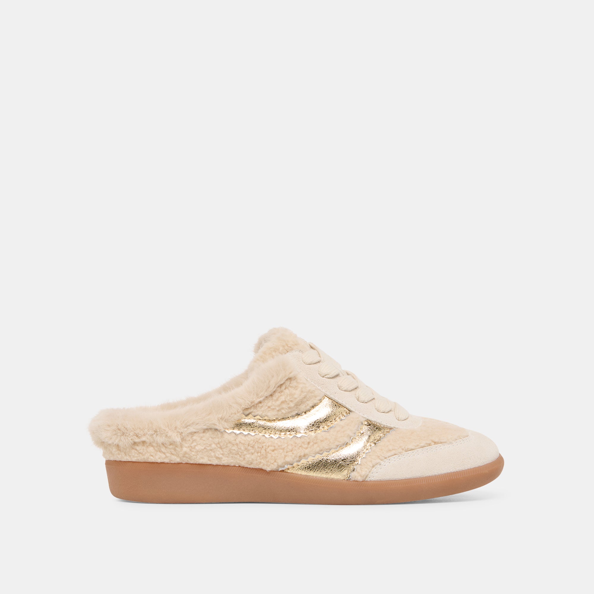 Merit Slide Plush Natural Multi Plush Sneakers | Dolce Vita