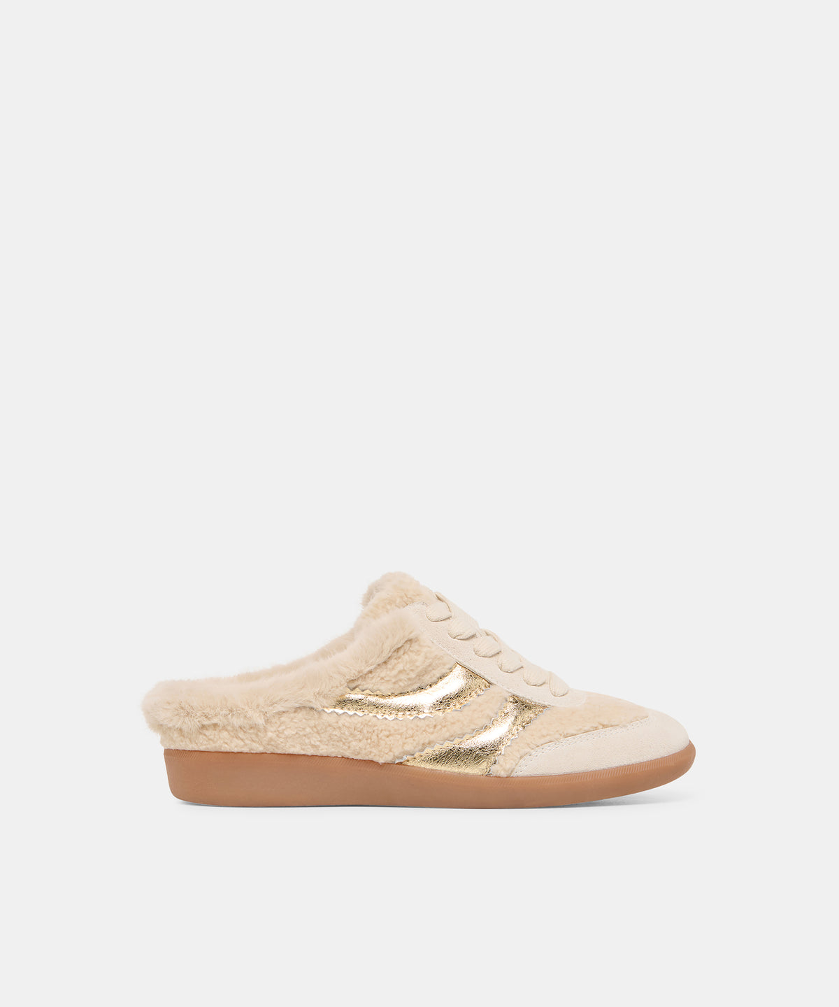 Merit Slide Plush Natural Multi Plush Sneakers | Dolce Vita