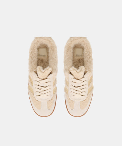 MERIT SLIDE PLUSH SNEAKERS NATURAL MULTI PLUSH