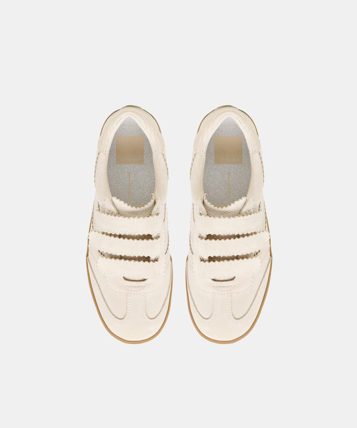 MERIT VELCRO SNEAKERS IVORY LEATHER - view 3