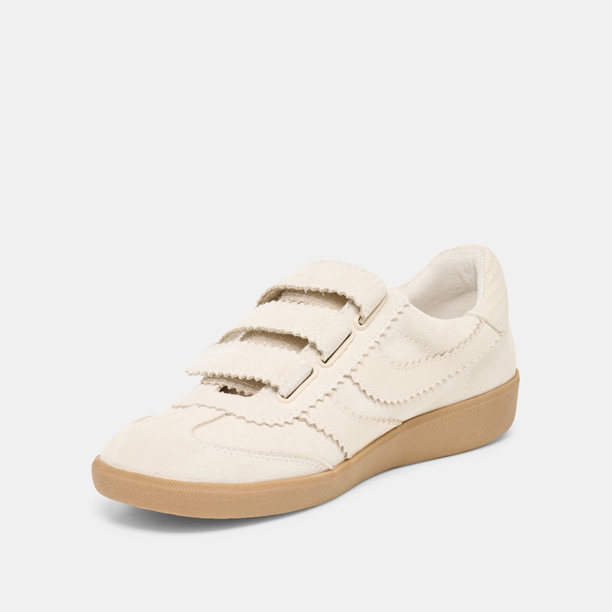 MERIT VELCRO SNEAKERS IVORY LEATHER - view 7