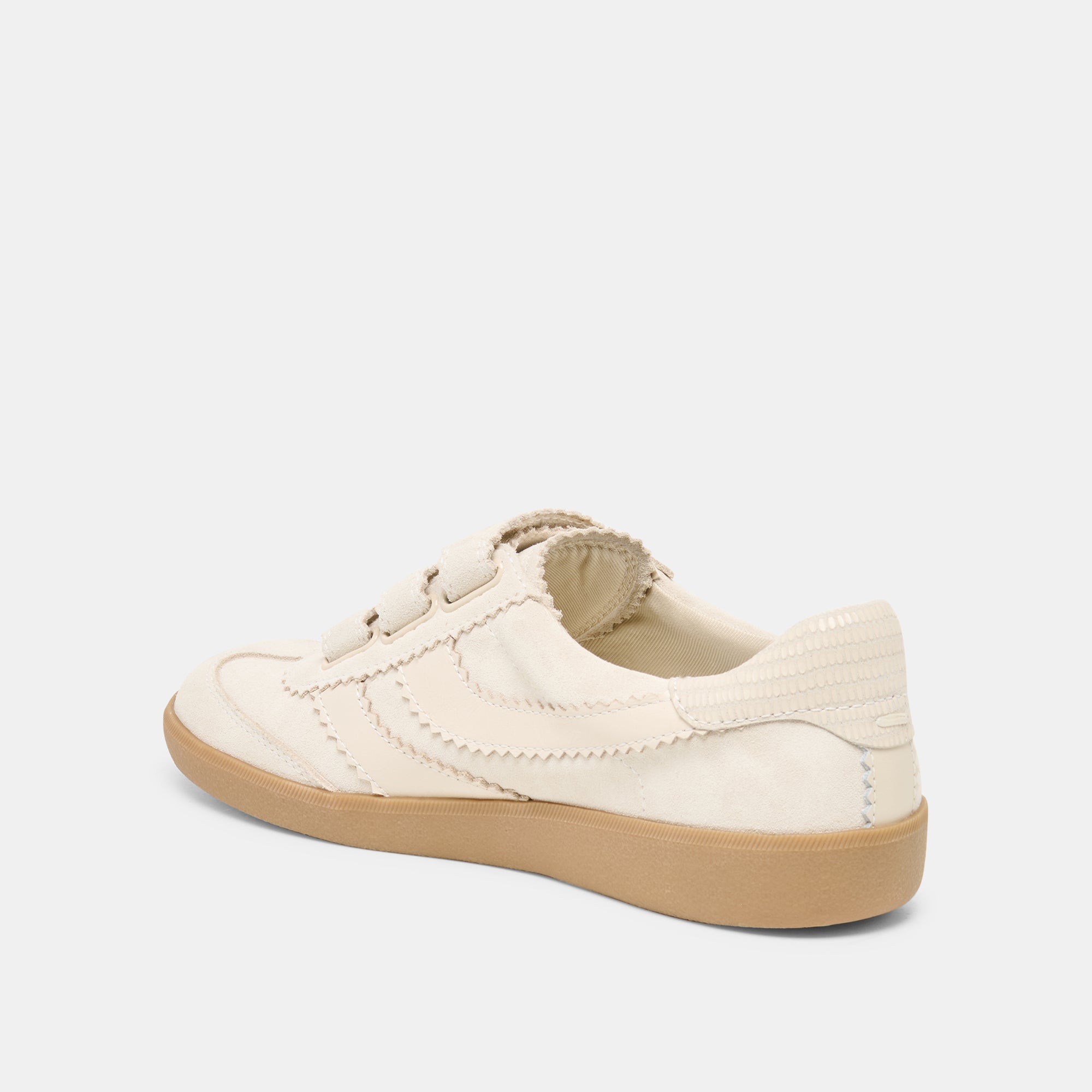 MERIT VELCRO SNEAKERS IVORY LEATHER - view 8