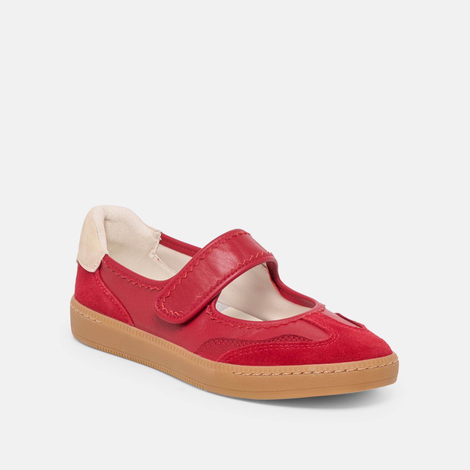 NANET SNEAKERS CRIMSON LEATHER - view 3