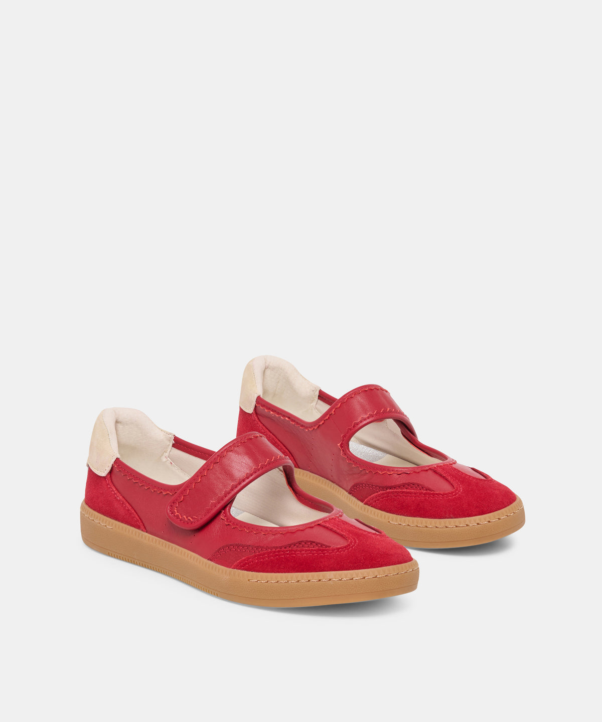 NANET SNEAKERS CRIMSON LEATHER - view 2
