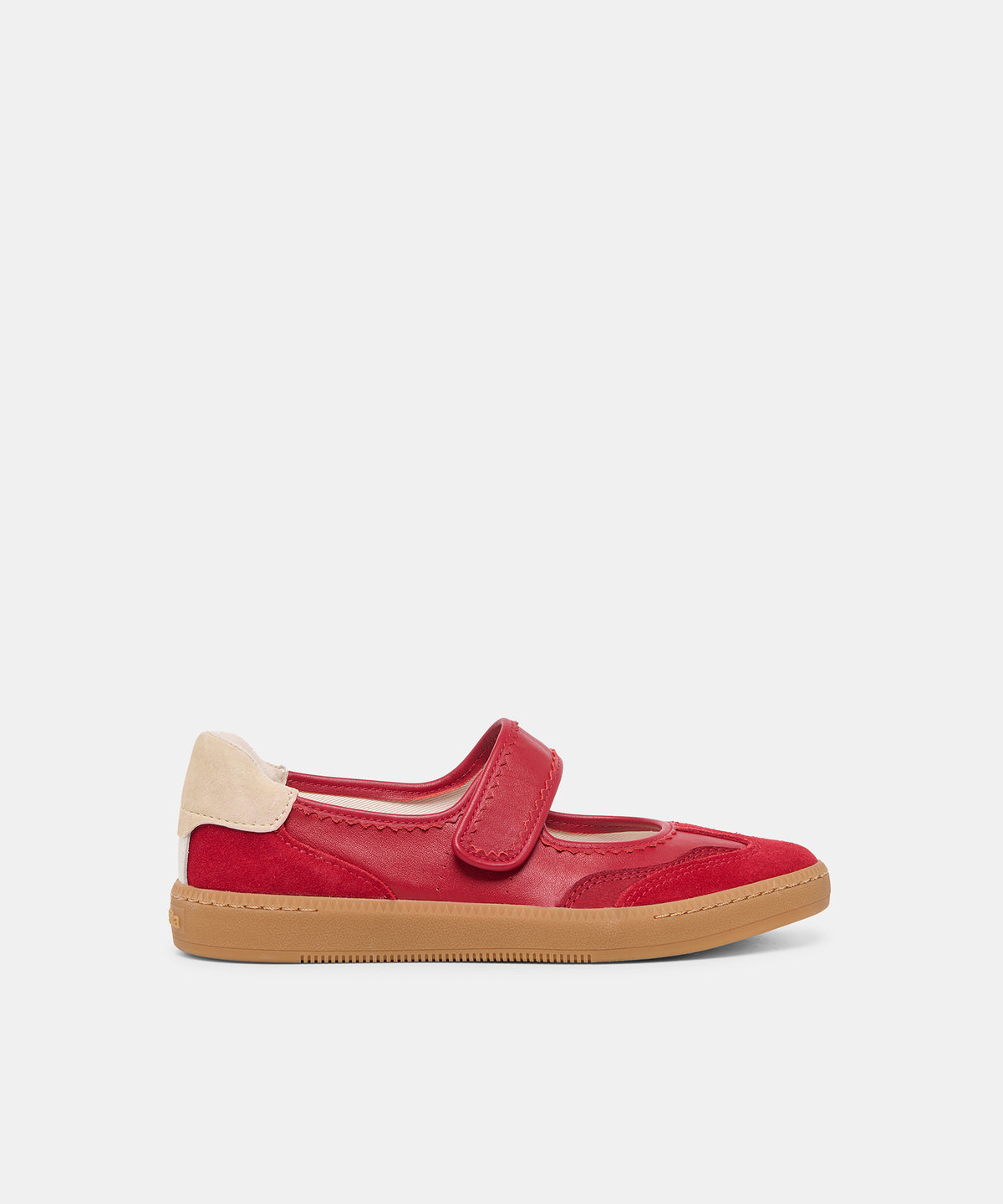 Nanet Crimson Leather Sneakers | Dolce Vita