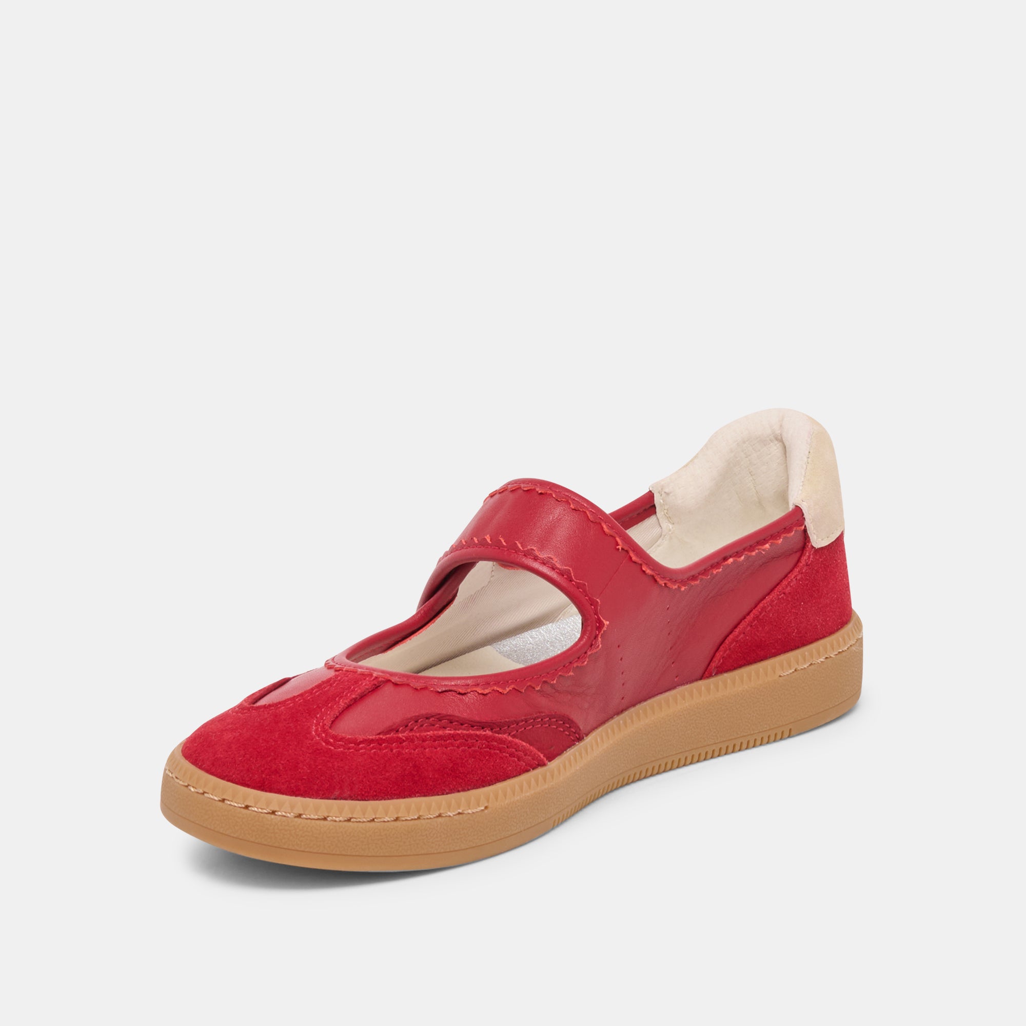 NANET SNEAKERS CRIMSON LEATHER - view 5