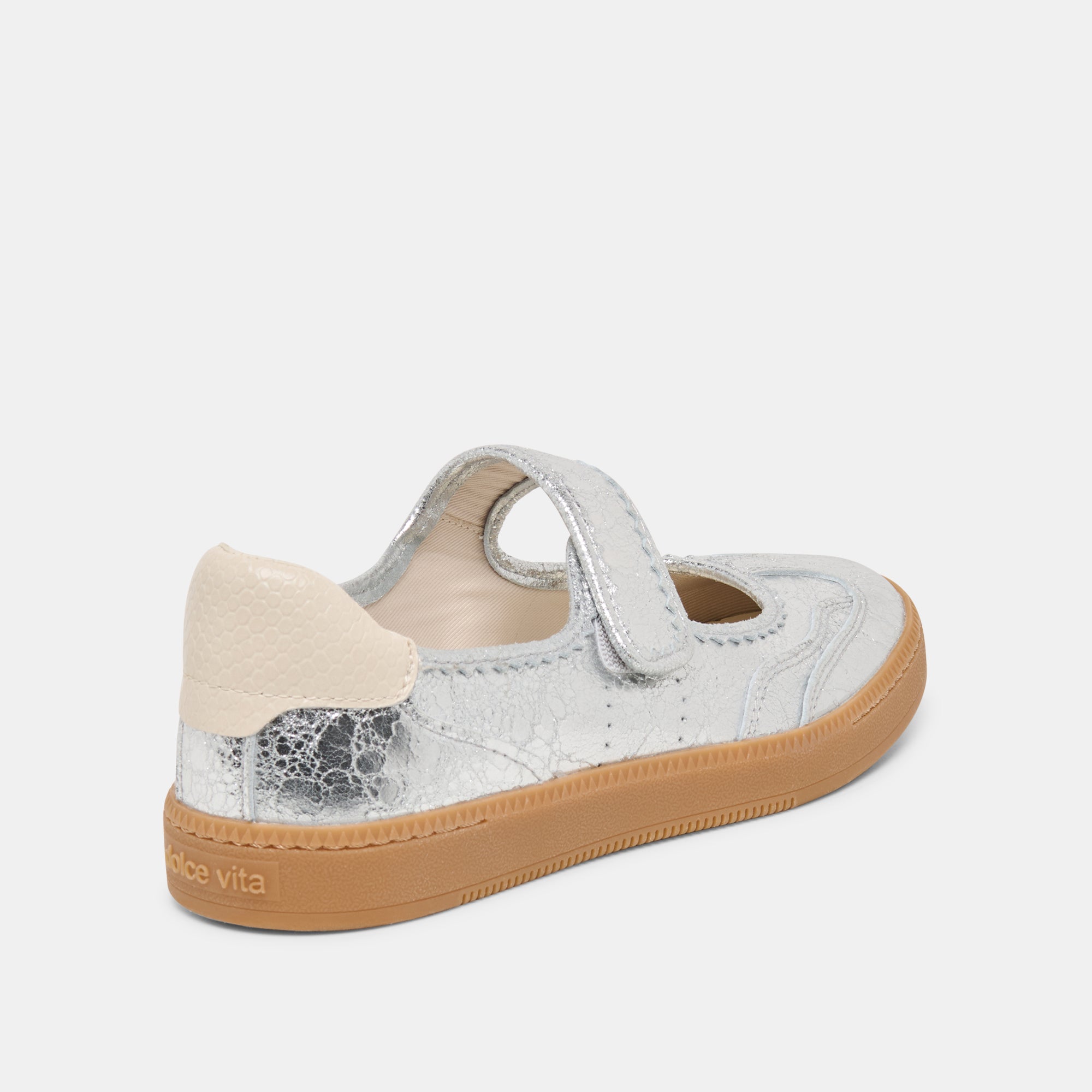 NANET SNEAKERS SILVER LEATHER - view 5