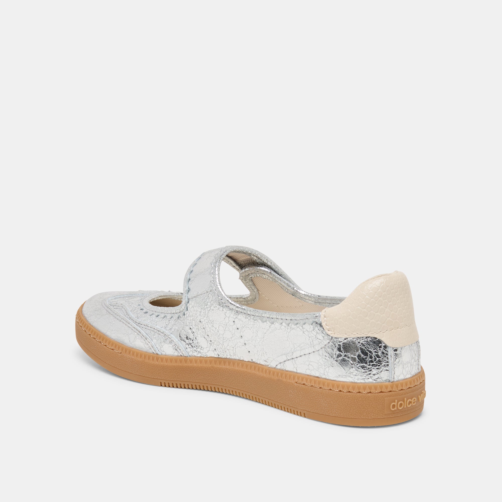 NANET SNEAKERS SILVER LEATHER - view 7