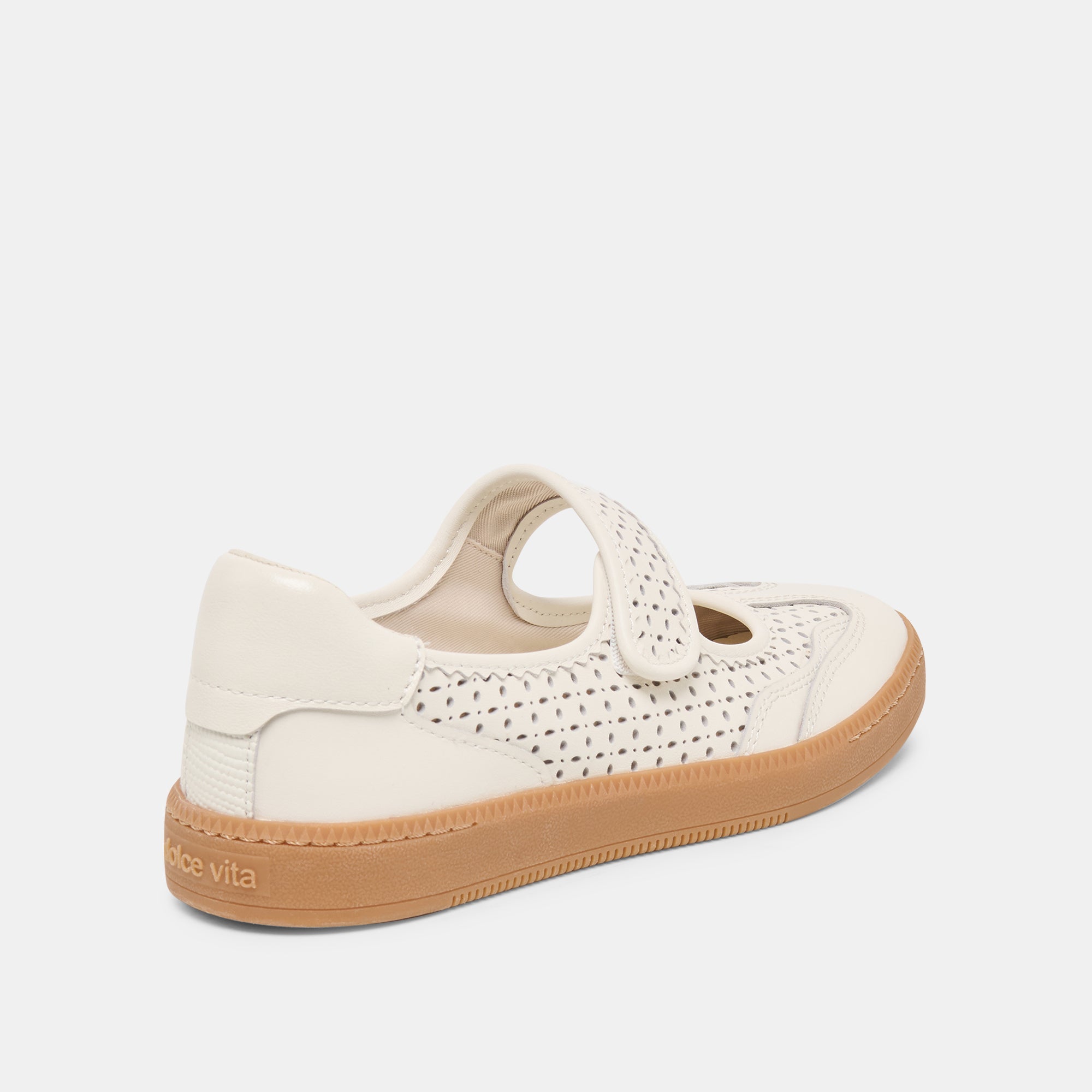 NANET SNEAKERS WHITE PERFORATED LEATHER - view 5