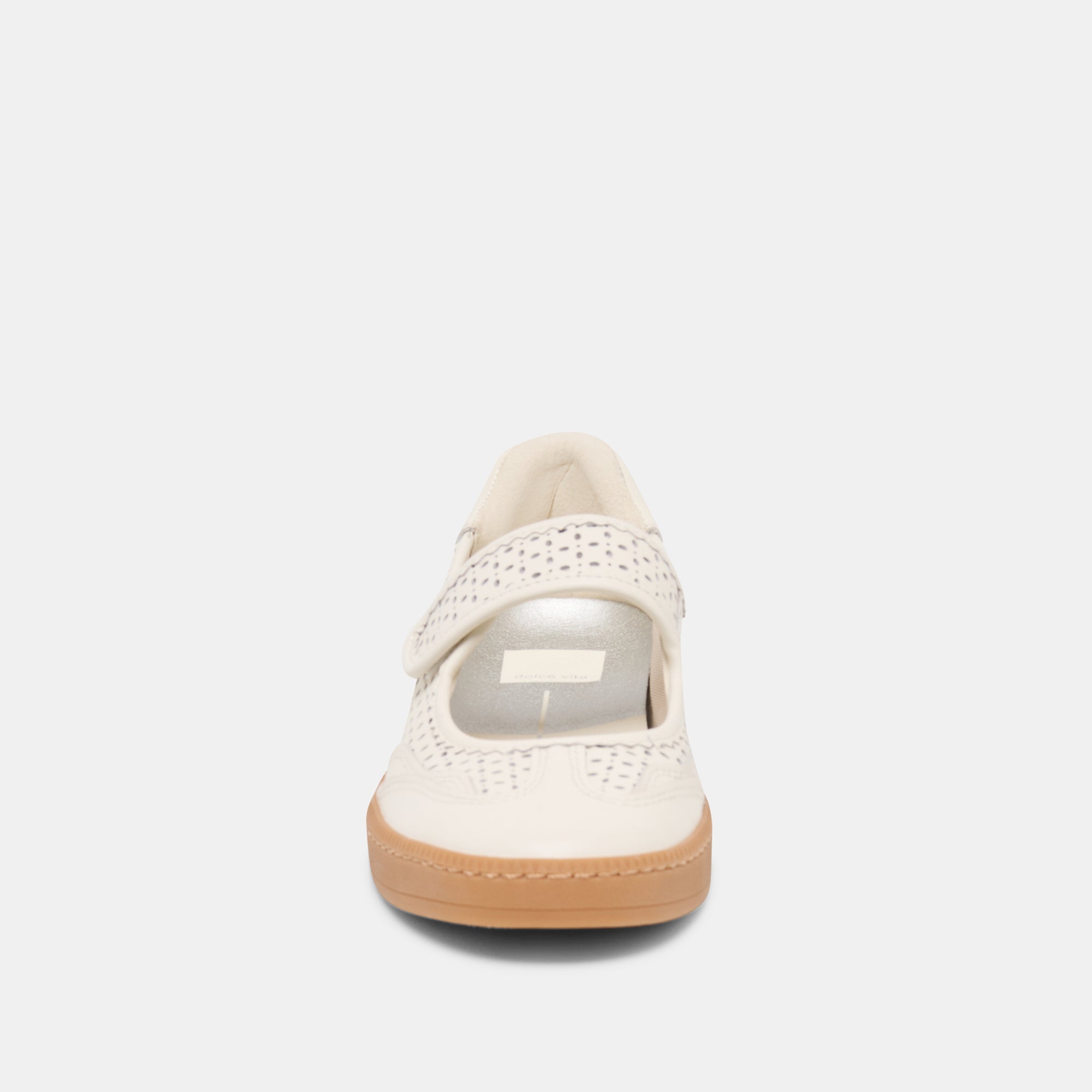 NANET SNEAKERS WHITE PERFORATED LEATHER - view 8