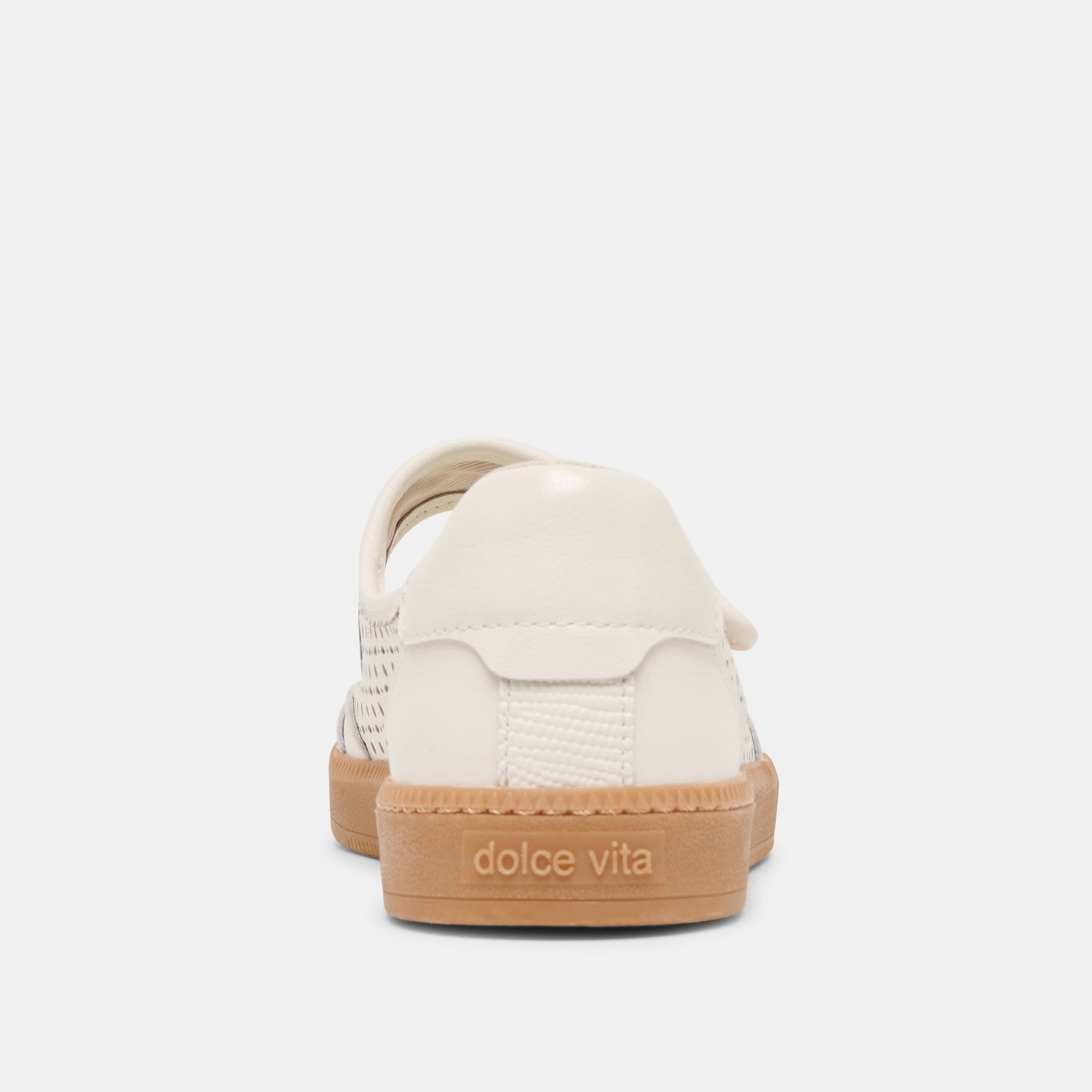 NANET SNEAKERS WHITE PERFORATED LEATHER - view 9