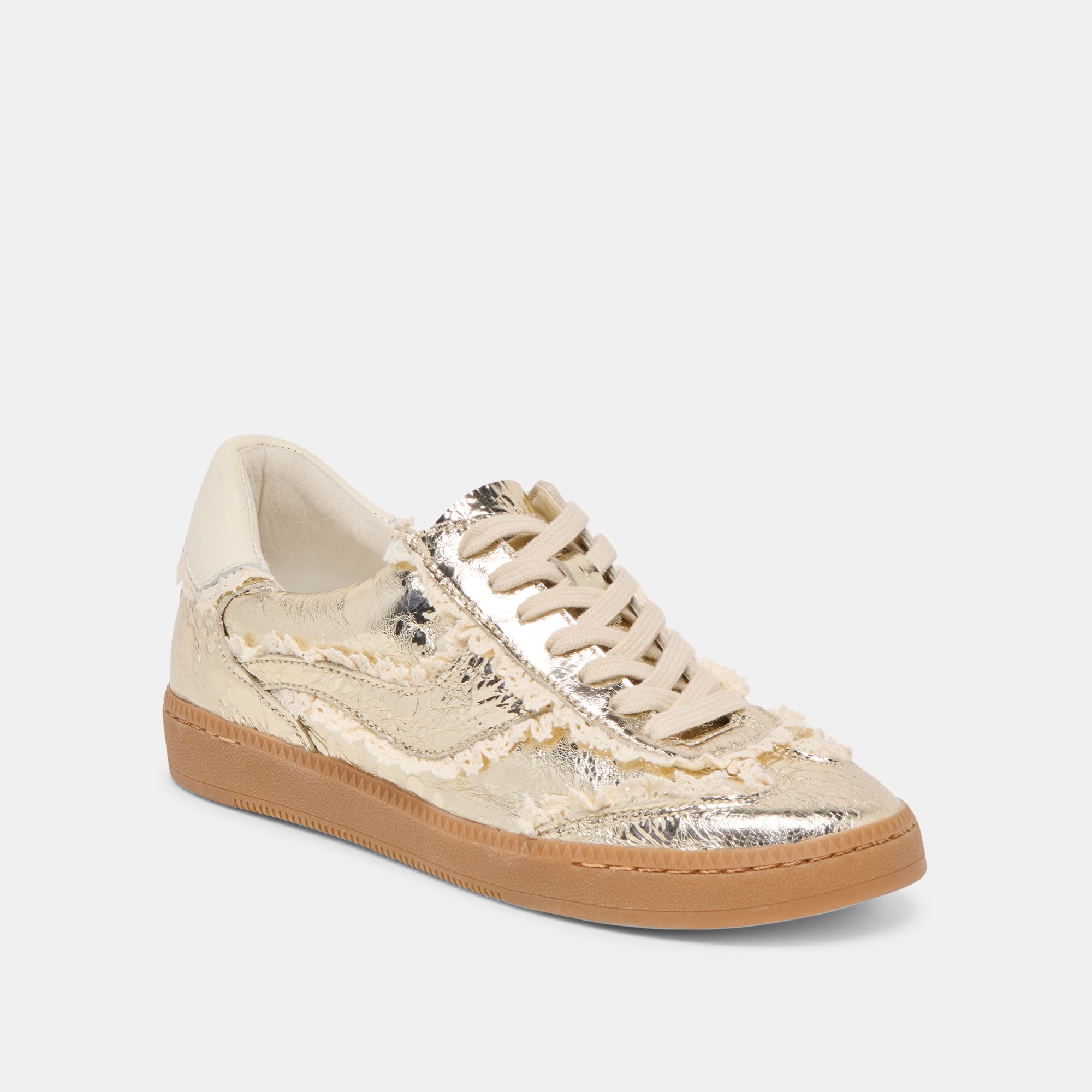 NOTICE LACE SNEAKERS PLATINUM DISTRESSED LEATHER - view 3