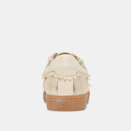NOTICE LACE SNEAKERS PLATINUM DISTRESSED LEATHER