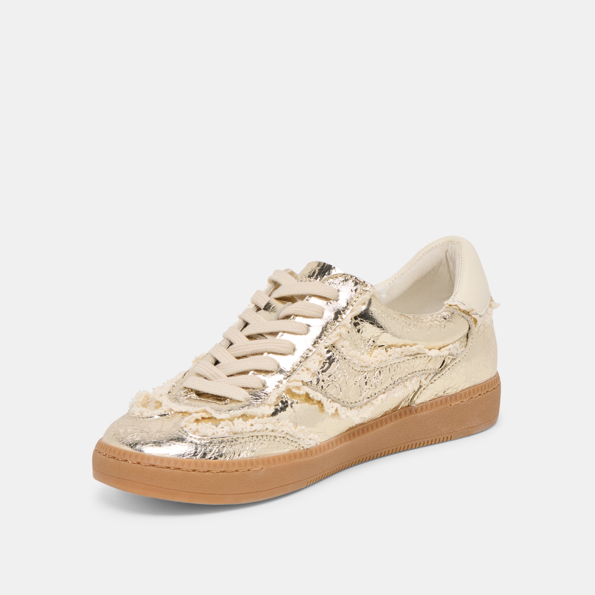 NOTICE LACE SNEAKERS PLATINUM DISTRESSED LEATHER - view 5